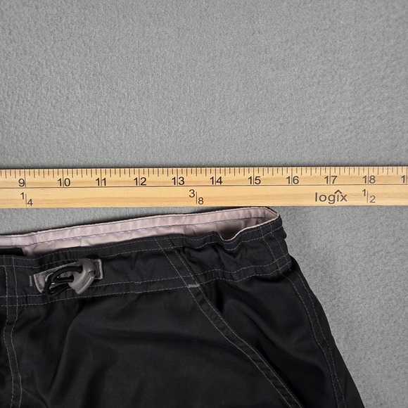 VINTAGE Gap Pants Womens Large Black Pink Baggy Paratrooper Wide Leg Floral 90s - Picture 4 of 16